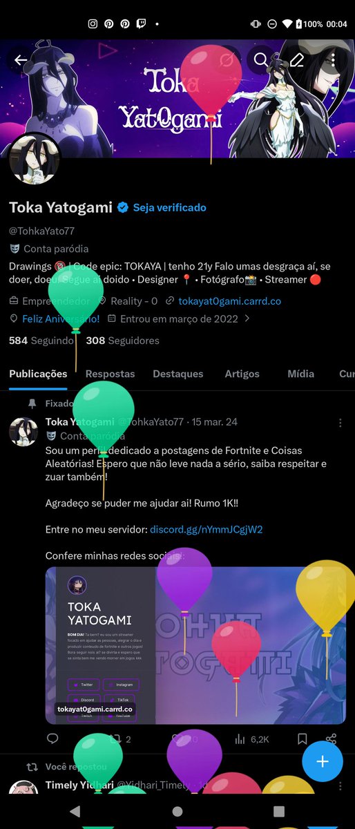 Toka Yatogami tweet media