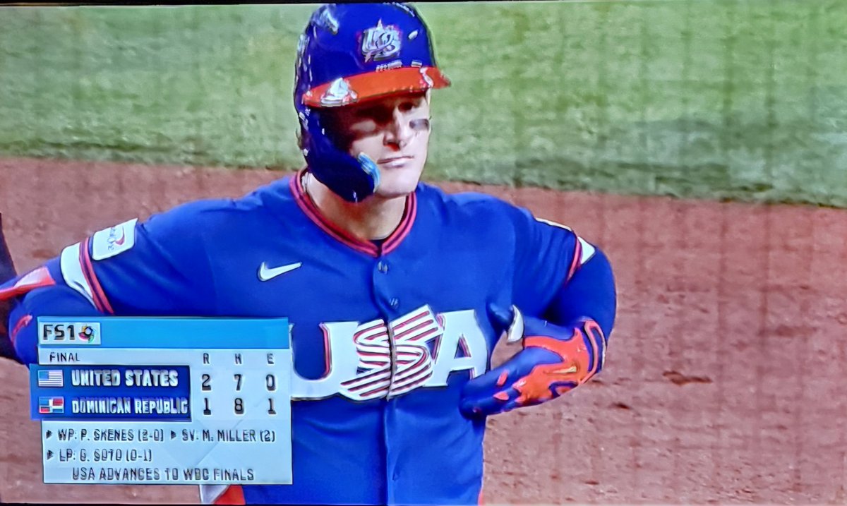 #USABaseball going to the finals!