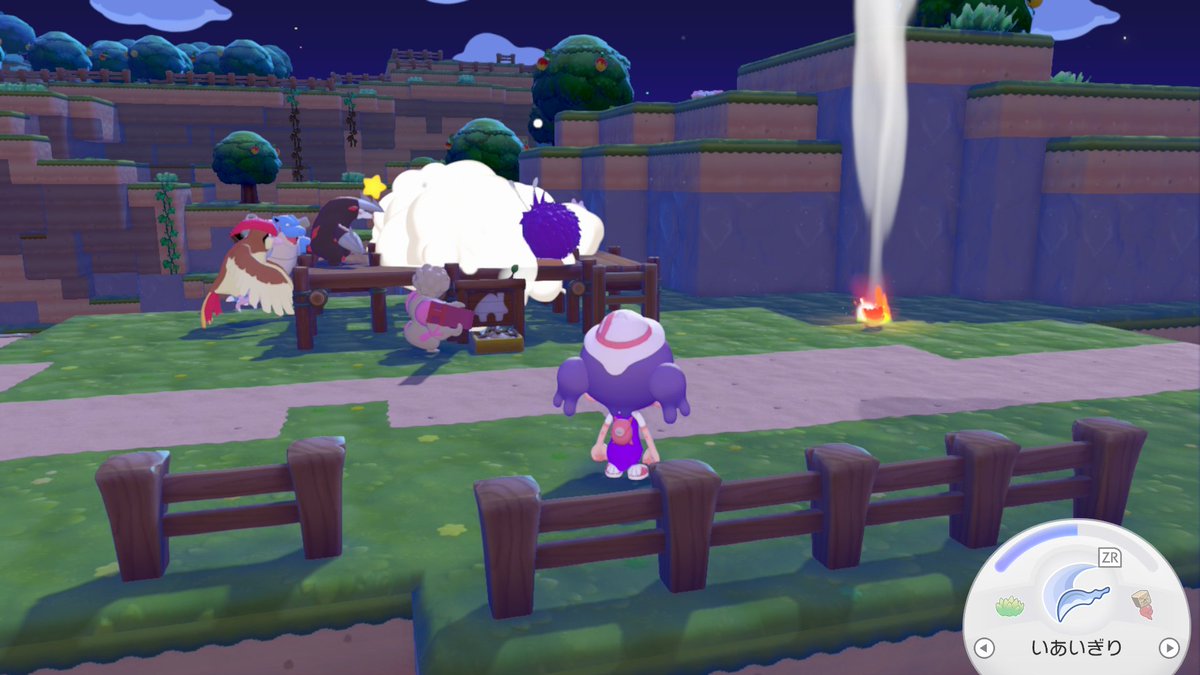 アーーッお客様！
建設中の家の隣に火の羽根落とされるのは困ります！！！！

＃ぽこぽけ