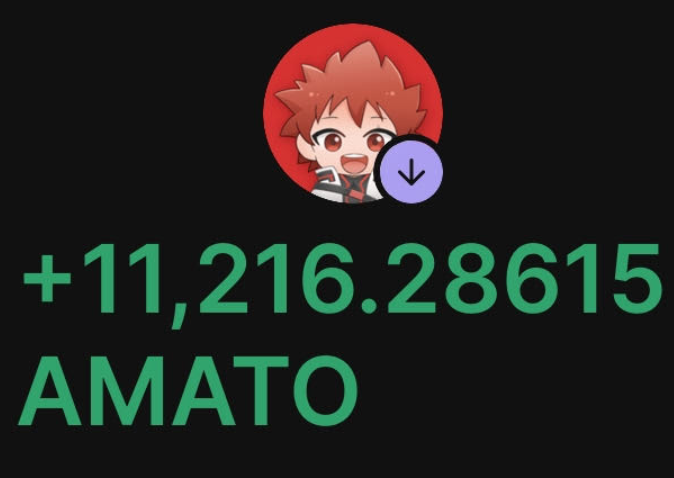 BIGKiyoshi's tweet image. マジで本当だったよー！！！！！😲
賞金受け取りました🎁
@japandao  ありがとうございました🙇‍♂️
$AMATO #AMATO