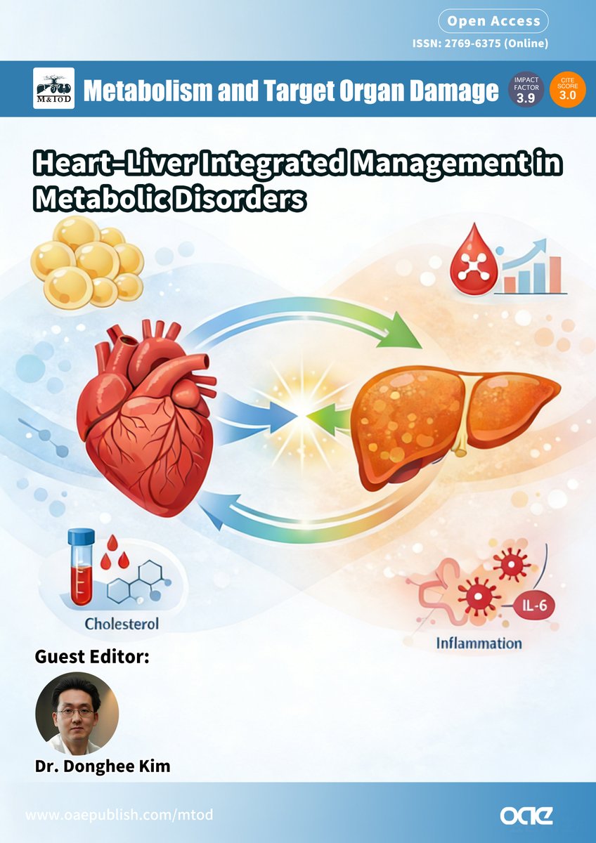 Metabolism and Target Organ Damage tweet media