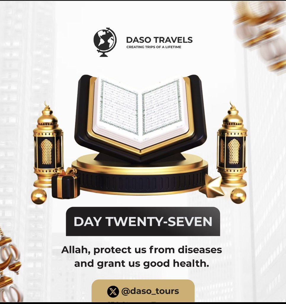 daso_tours's tweet photo. Ya Allah, protect us from diseases and grant us good health❤️

#DasoTravels❤️ https://t.co/nQn1RRBGpG