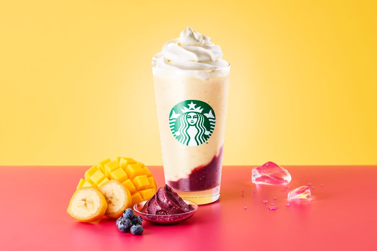 【スタバ新作】 『My フルーツ3 フラペチーノ』に “完熟白桃“が仲間入り🍑 https://t.co/jp7v875SLl #スターバックス