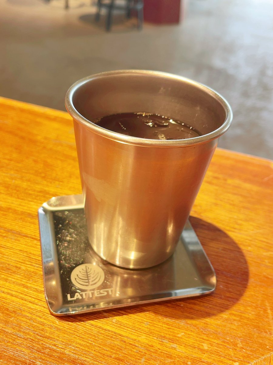narumita's tweet photo. 本日のコーヒー(アイス)はエルサルバドル🇸🇻でした。
#ミズマチ
#LATTEST
#とうきょうスカイツリー https://t.co/65t26Iir8b