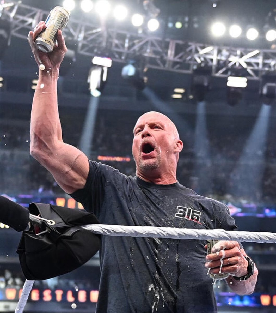 WrestlingWCC's tweet image. Today is Stone Cold Steve Austin’s 3:16 day 🍻