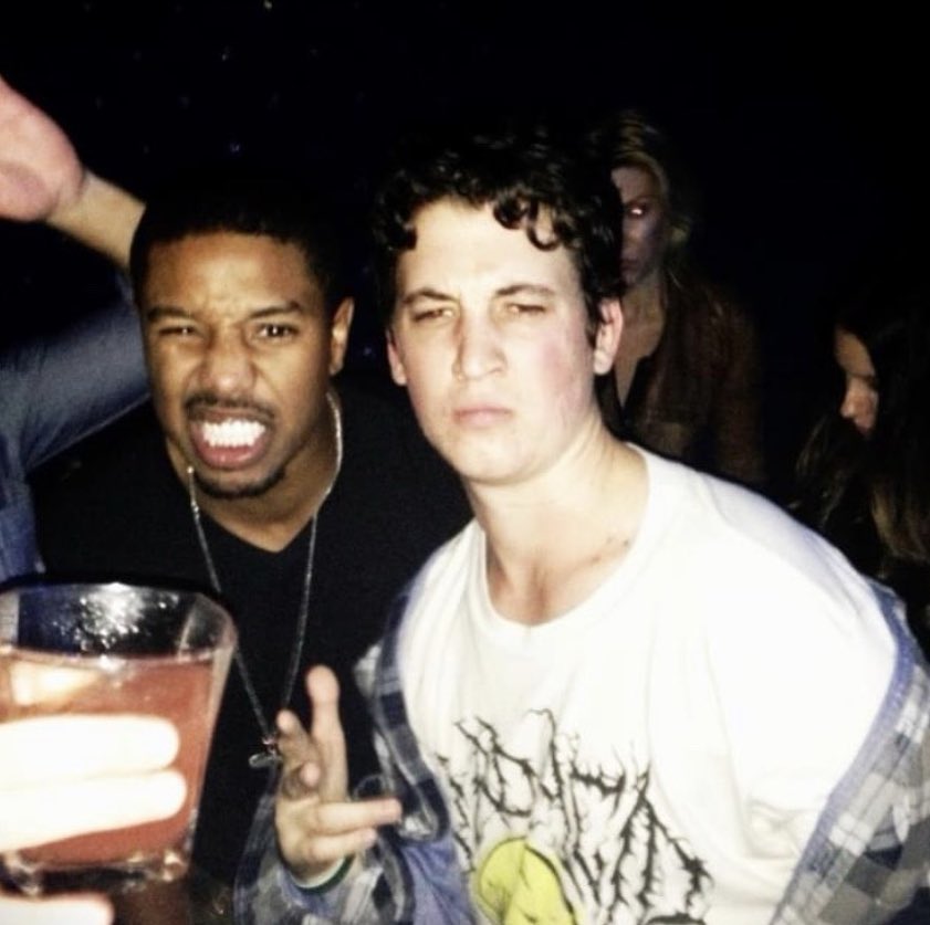 Miles Teller honors Michael B. Jordan’s first #Oscars win by sharing a throwback photo.

“What’s up, Blue!!!! So proud of my guy <a href="/michaelb4jordan/">Michael B. Jordan</a>. Top of the mountain.”