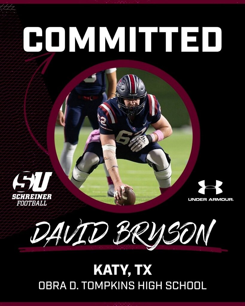 DavidBryson62's tweet photo. Proud to announce that I’ve committed to continue my academic and athletic career at Schreiner University! Thank you to my family, coaches, teammates, and everyone who helped me along the way. Excited for what’s ahead! #Committed @CoachZ_SU
@coachkeithallen @mcvey_todd https://t.co/yoxkUxshAH