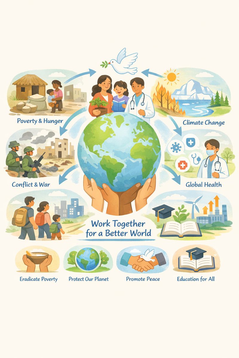 ReneAlaye's tweet photo. In today’s world, humanity is more connected than ever before. What happens in one country often affects many others. Climate change, economic crises, pandemics, conflicts, and migration do not respect borders. Because of this, international development and cooperation are https://t.co/aeehNmrkHH