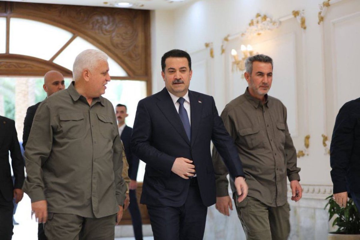 AdamNN's tweet photo. Mohammed Shia' Al-Sudani, whose term has ended, approves Iraqi aid to be delivered to Lebanon ,likely to support Hezbollah militias under the guise of humanitarian aid&amp; likely a request from Iran. https://t.co/KD8aXOqW5k