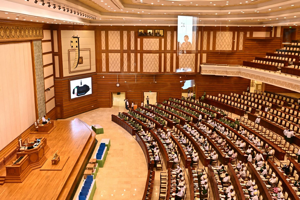 Myanmar's military-controlled Lower House convenes today for the first time  since the 2021 coup, dominated by pro-junta lawmakers elected in a tightly  controlled vote. Critics say the process excluded opposition forces and