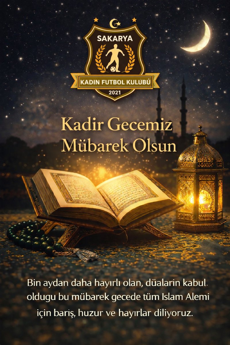 Allah'ın nimet, rahmet ve mağfiretinin müminlere bol bol ihsan edildiği gece manasına gelen Kadir Gecesi'nde, yüreklerimiz ibadet sevgisiyle dolsun.

Dualarımızın kabul, kalbimizin huzurla dolu olması dileğiyle...

Kadir gecemiz mübarek olsun!