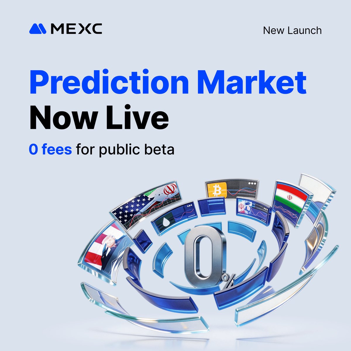 Big step for us today!
Prediction Markets Beta is now live on MEXC — the first crypto CEX to launch it.
We build with a user-centric mindset, always exploring new products that traders actually want.
Try it out, share your feedback in the comments, and join the giveaway 🎁