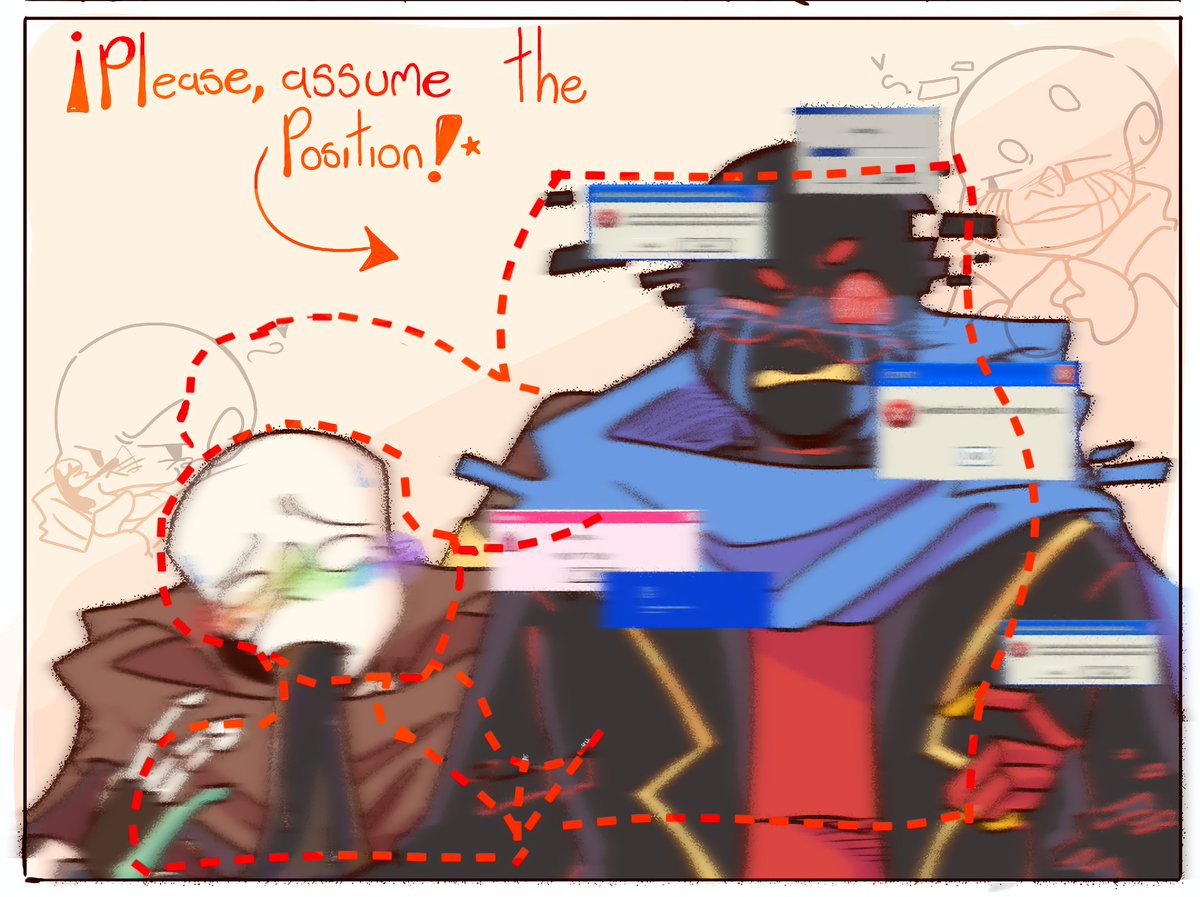 -Here's a trend I've seen a lot on TikTok, and I decided to try it with my parents 👀⭐💛✨💛

Because of a Facebook post where I uploaded the drawing and it reached the goal, a continuation is coming soon 👀☝⭐⭐💛✨💛~|°

#Errorink #ErrorSans #inksans #UndertaleAuFanart