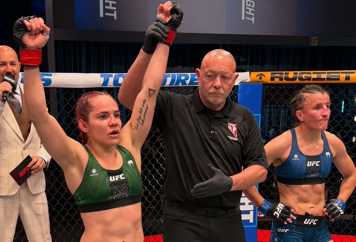 somosnoticiacol's tweet image. La citojense Piera Rodríguez vence a Sam Hughes en UFC Vegas 114 -  somosnoticiascol.com/internacionale… 15 marzo, 2026