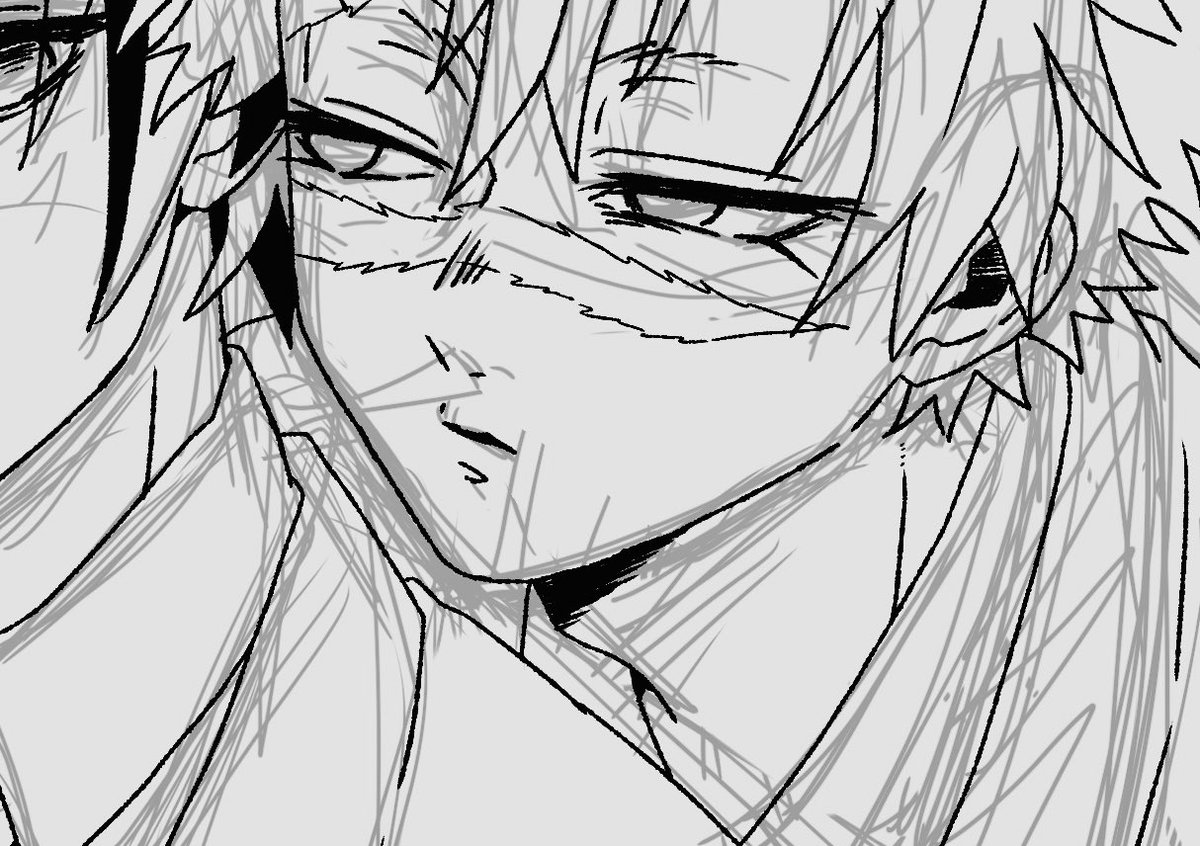 BOOTHでまた再販する🍃🌊本につける用のお礼イラスト(春バージョン🌸)描いてるッ…