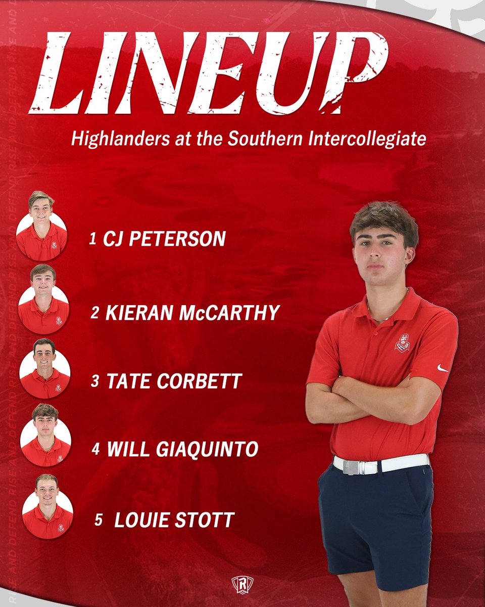 Radford Men's Golf tweet media