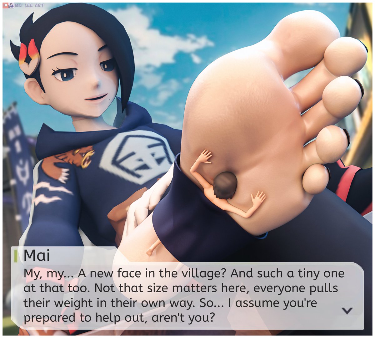 💜Mei Lee Art💜 tweet media