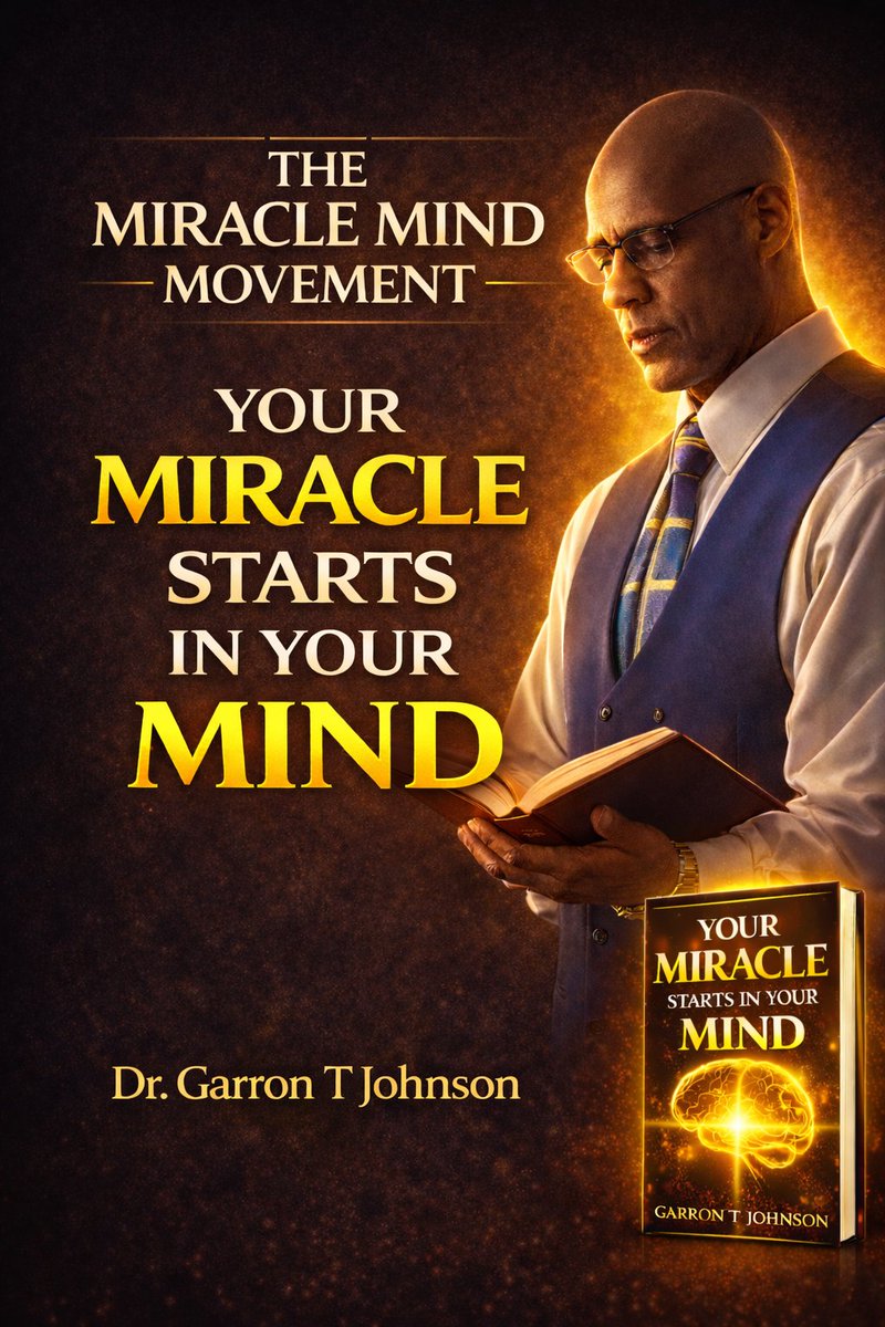 GarronT's tweet photo. Most people are waiting on a miracle…

But very few people are willing to renew the mind that produces it.

Let me ask you something.

❓ If your life stayed exactly the same for the next 5 years…

❓ Would your current thinking produce the future you're praying for?

Because real transformation rarely begins with:

💰 More money
🚪 More opportunities
🤝 More connections

It begins with something deeper.

🧠 A renewed mind.
📈 Higher personal standards.
🔥 The courage to think differently.

Your life will rarely rise above the mindset you tolerate.

So the real question today is:

❓ What belief about yourself needs to change so your life can change?

This is the foundation of:

✨ The Miracle Mind Movement

Change Your Mind.
Change Your Life.
Experience Your Miracle.

📖 Your Miracle Starts In Your Mind

— Dr. GarronT