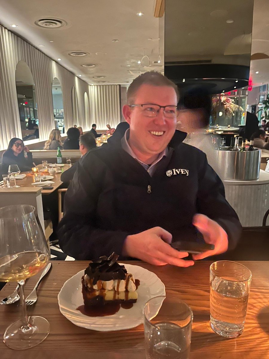 McbeanMm's tweet photo. Just wrapped up my second in-person week of the @iveybusiness EMBA program - another absolutely exceptional experience!  

I loved engaging with this dynamic, inspiring group of leaders and building new relationships along the way!

#EMBA #Ivey #Leadership #Learning https://t.co/E7wSuoWrgd