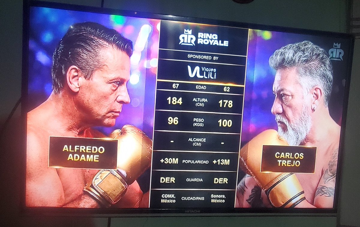 A punto de ver el combate más esperado del siglo.

#alfredoadame #carlostrejo #ringsroyal
