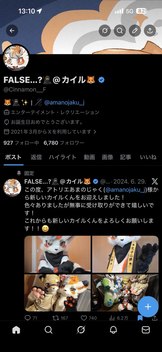 FALSE...?🥷@カイル🦊 tweet media