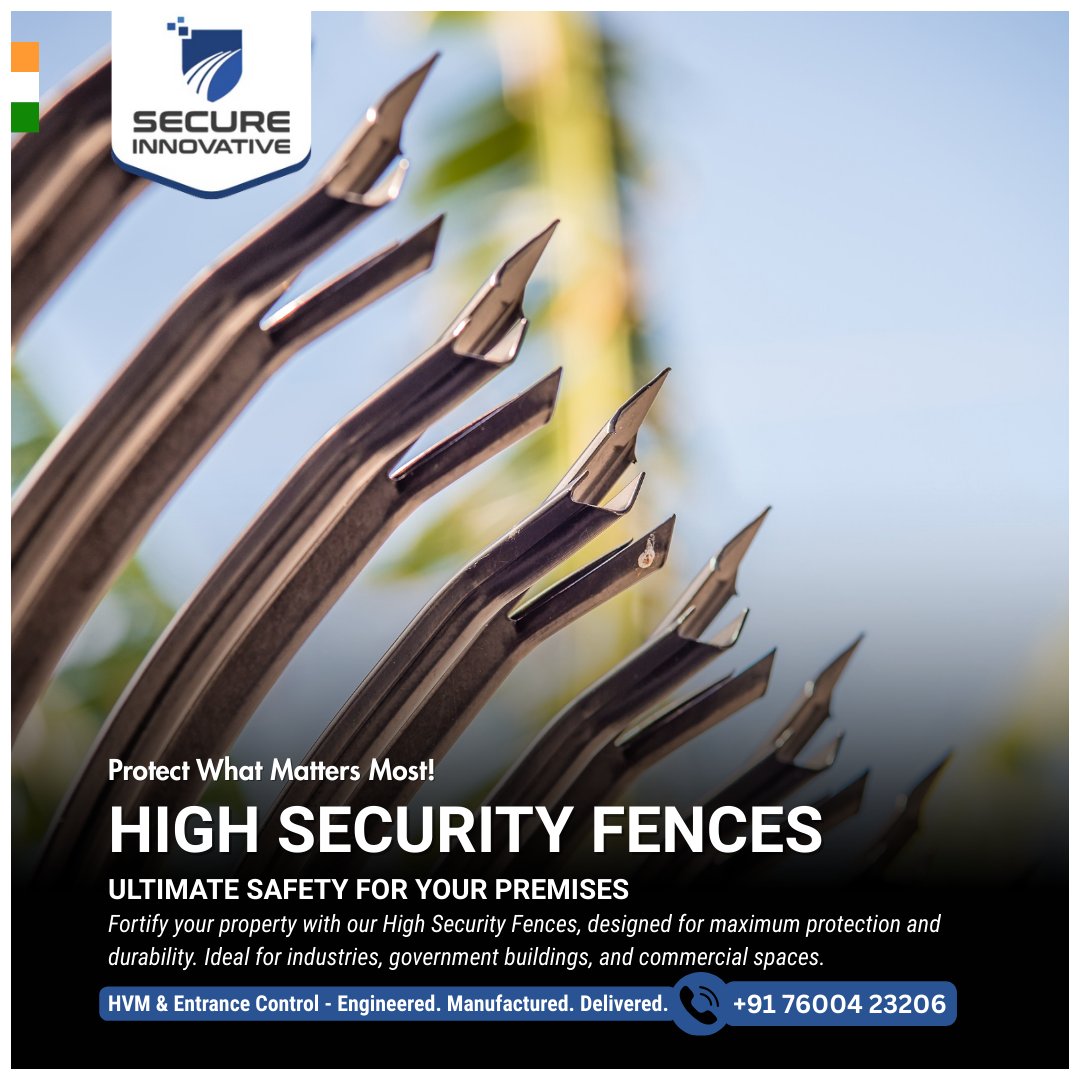 SecureIndia_'s tweet image. High Security Fences – Ultimate Safety for Your Premises

secure-india.com/high-security-…

#SecureInnovative #EntranceControl #AccessControl #PerimeterSecurity #SmartSecurity #SmartEntrance #TrafficControl #HighSecurityFences #SafetyFirst #SecureYourSpace #FenceSolutions