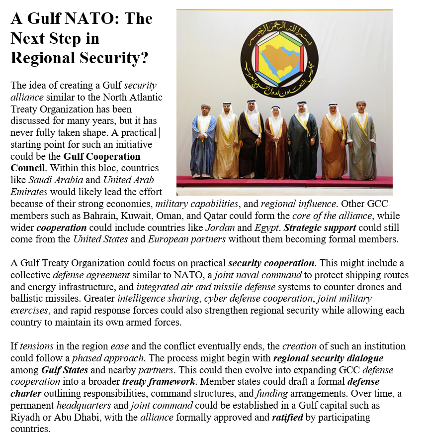 _mohamedimad's tweet image. A future #Gulf security alliance built around the GCC could strengthen regional defense, protect vital shipping routes, and create a #NATO-style deterrence framework in the ME. #MiddleEastSecurity #GulfSecurity #GCC #Defense #MaritimeSecurity #Geopolitics #USNavy

#VisitMaldives