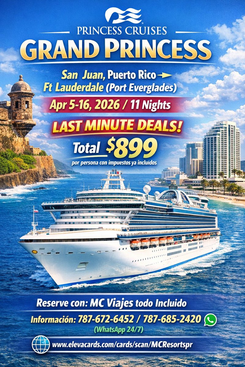 MC Resorts / MC Viajes Todo Incluido (@mcresortspr) on Twitter photo 
