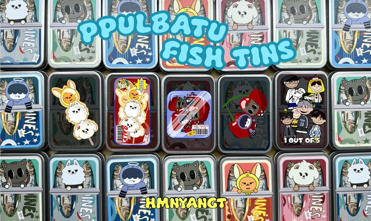 prodblu_'s tweet photo. PPULBATU FISH TINS 🐠🐡
by hmnyangt

pre order link: https://t.co/zO3wJUe9VH

mop: gcash / maribank (payo)
mod : j&amp;t / sdd

pre order is only open until saturday (may close early) https://t.co/WFKfYBXmSv