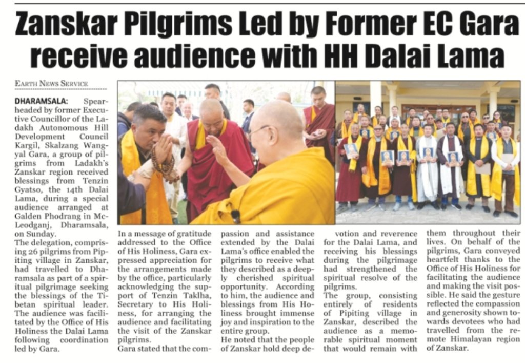 skalwang's tweet photo. Heartfelt appreciation and deepest gratitude to the entire staff of Office of the  His Holiness Dalai Lama for making this golden opportunity in reality.

Our special gratitude goes to respected Tenzin Taklha, secretary to His Holiness for his kindness n guidance. https://t.co/SnFwL8g1oJ