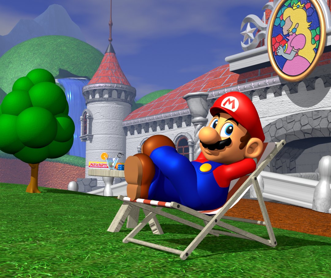 Super Mario 64: ReRendered tweet media
