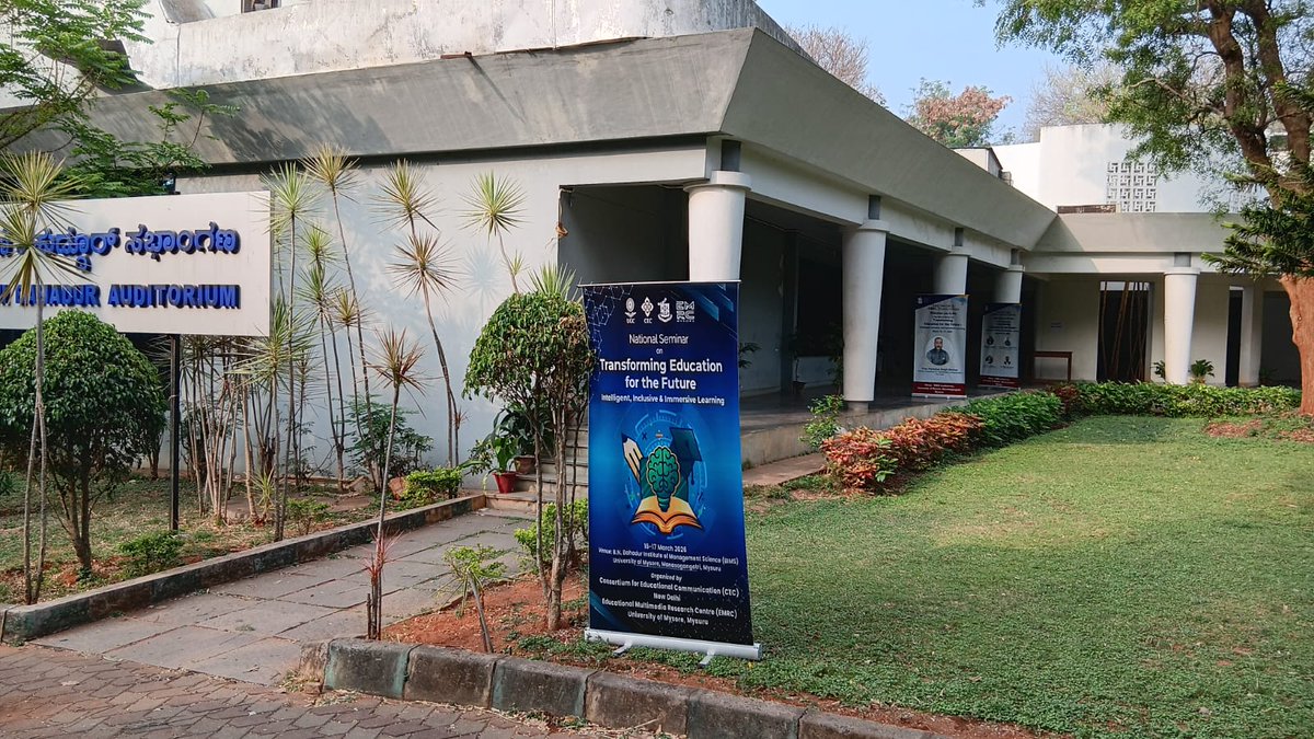emrcmys's tweet photo. 📍 Venue Location

B.N. Bahadur Institute of Management Sciences
Auditorium, B.N. Bahadur Institute of Management Sciences
Manasagangothri
University of Mysore Campus
Mysuru – 570006 Karnataka

🔗 Google Maps: https://t.co/QBTMgEue9s https://t.co/ABJXUbr0i9