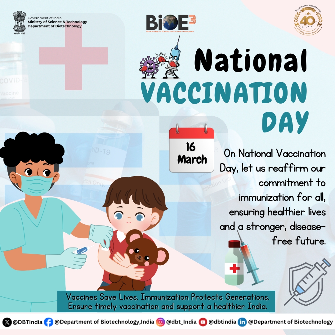 Department of Biotechnology tweet media