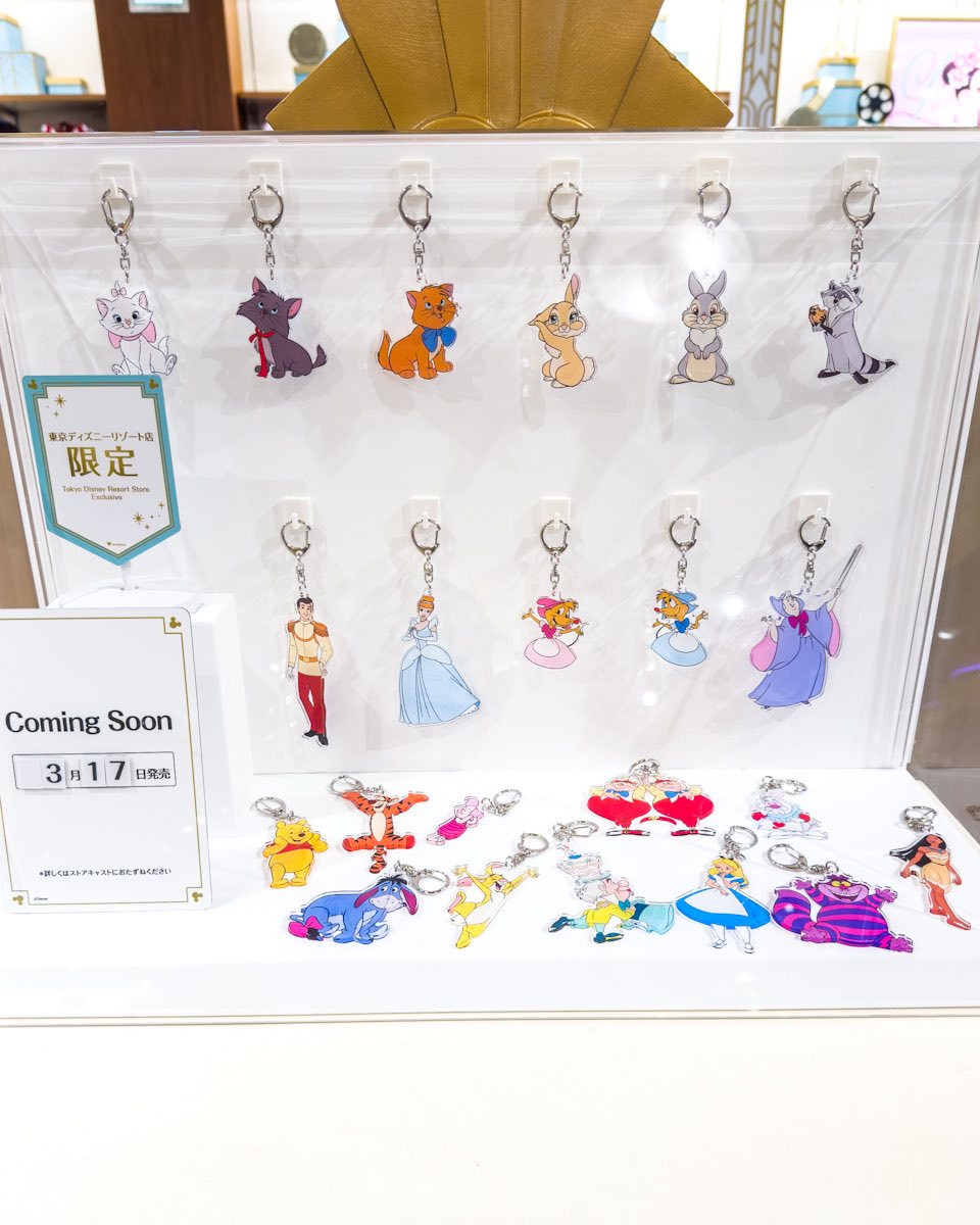 ディズニーストア 東京ディズニーリゾート店限定 新作キーチェーン