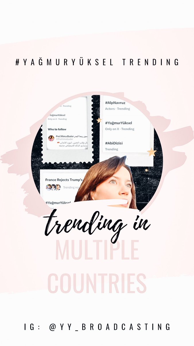 😃〉Trending now — #YağmurYuksel’s blowin’ up