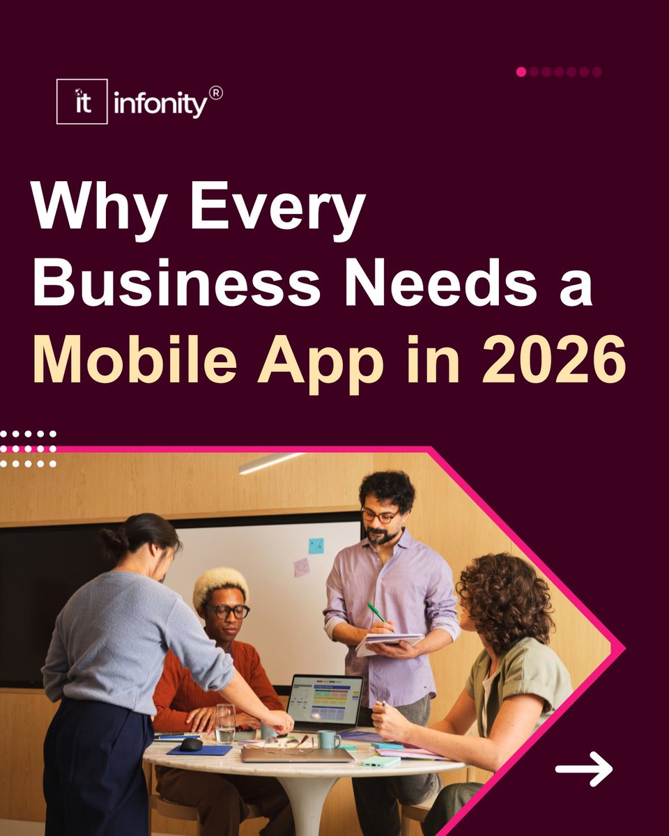 itinfonity's tweet image. Mobile apps are no longer just for big brands.

Today, businesses of all sizes are using mobile apps to connect with customers, increase engagement, and boost sale

#MobileAppDevelopment #BusinessGrowth #DigitalTransformation #AppDevelopment #TechInnovation #StartupGrowth