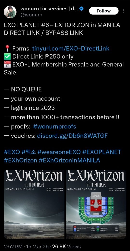 BunnyCottonL's tweet photo. Direct/bypass link for tickets? Is this allowed po? @pulpliveworld @smtickets https://t.co/F1IqL6fZcu