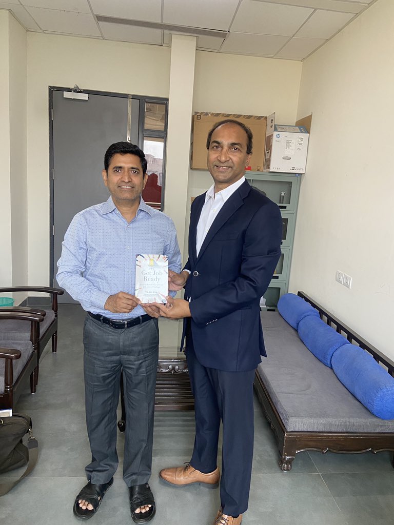 VasuEda's tweet photo. Last week I spent a few hours at IIT Hyderabad — walking through TiHAN, their autonomous navigation and drone test bed, meeting with Prof. Malla Reddy, Head of the Institute’s Innovation Council, who has been building an end-to-end innovation pipeline on that campus, and talking with Paresh Mistry, a founder developing electric utility vehicles for street vendors. Field research for my new book, Innovation and the Future of India.

What struck me most wasn’t the infrastructure, though it is genuinely impressive. It was the people. Energetic, committed, and building against real headwinds. The facilities are there. The ambition is there. What is still being constructed is the ecosystem that allows all of it to function at the scale it deserves.

That gap between foundation and function is, in many ways, the central question this book is trying to answer. Grateful to BV Mohan Reddy, Chairman of the Board of Governors of IIT Hyderabad, for making this visit possible. 

@IITHyderabad