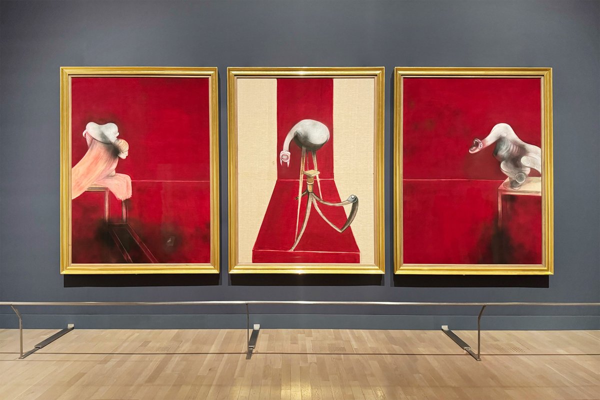 BOEL_Inc's tweet photo. 国立新美術館で開催されている「テート美術館 － YBA &amp; BEYOND 世界を変えた90s英国アート」に行ってきました。フランシス・ベーコンを目的に行ったのですが、会場の最初に展示されていたのが、ベーコンの作品でした。今までは、画集で眺めていただけでしたが、実物を前に、サイズ感も含めて圧巻です。 https://t.co/8JygTd92CB