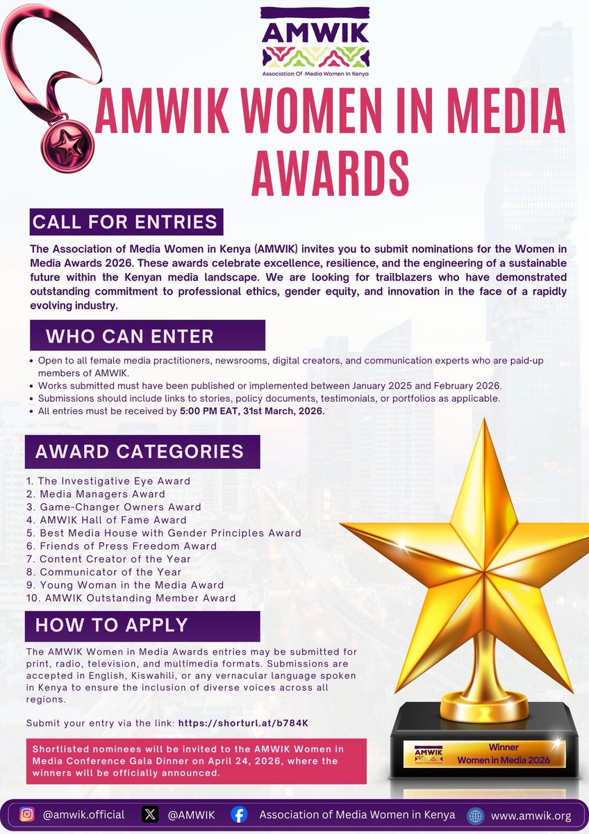 Association of Media Women in Kenya tweet media