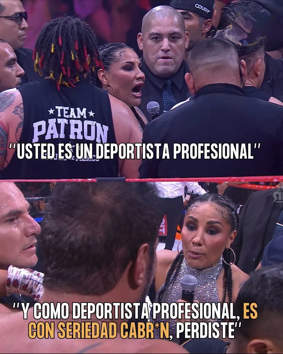 ¡ENCARÓ AL PATRÓN! 👀🥊

Tras el combate en Ring Royale, La Barbie encaró a Alberto Del Río ‘El Patrón’ luego de que intentara ir tras Chuy Almada después de perder la pelea 🥊👀

La Barbie le recordó que perdió y le pidió ser serio, en medio de la tensión que quedó tras el