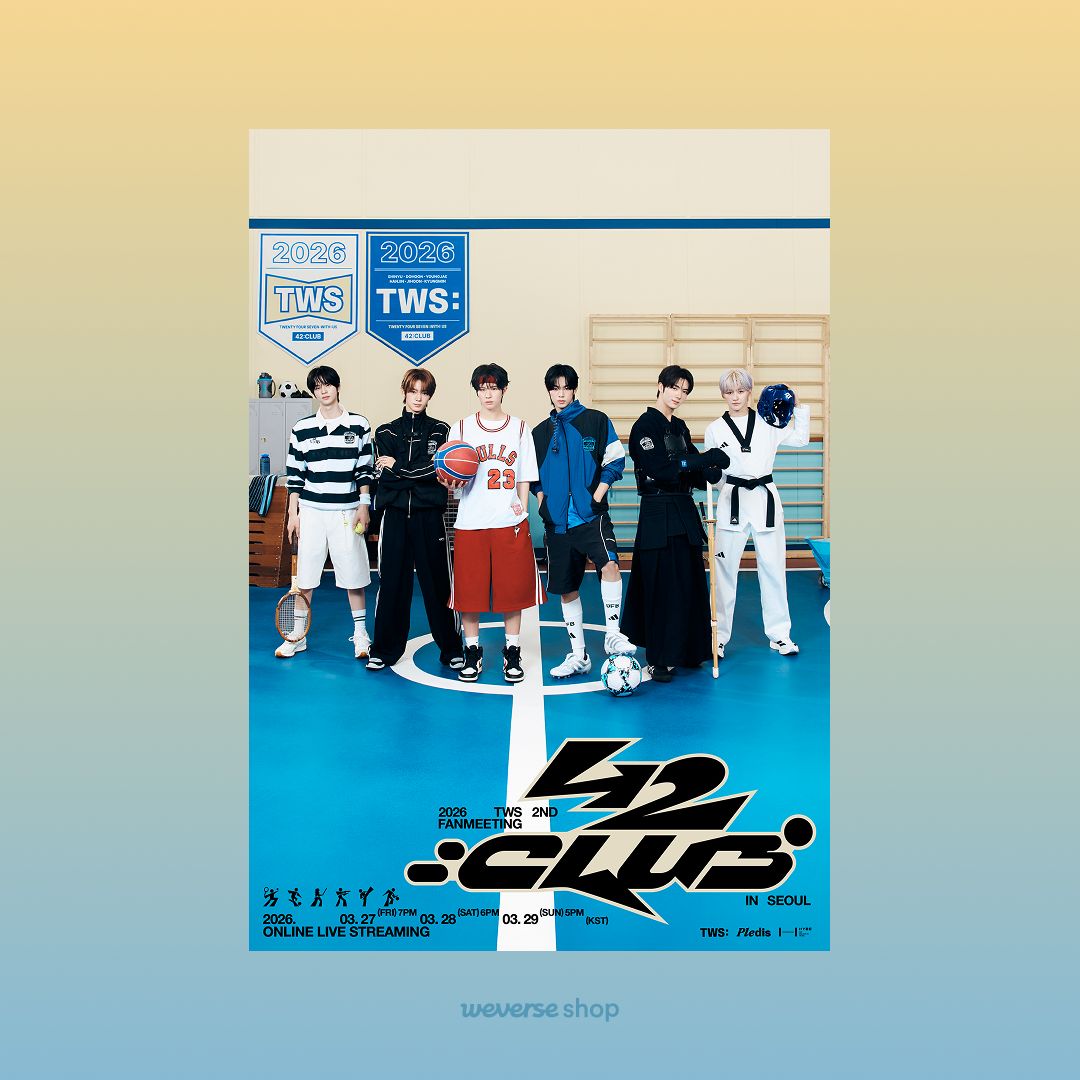 TWS ペンミ 42:CLUB 2026 フーディー Lサイズ トレカなし 2026 TWS 2ND FANMEETING <42:CLUB>」スペシャルテーマカード発売