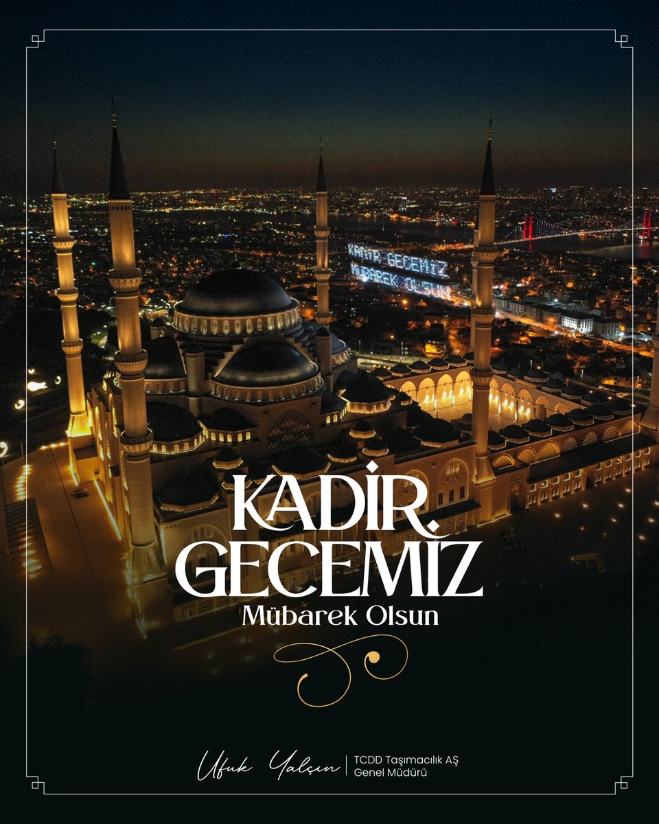 Cenab-ı Allah’ın (c.c), sonsuz rahmetiyle yeryüzüne tecelli ettiği mübarek #KadirGecesi’ne kavuşmanın ve onun feyzinden, bereketinden istifade edecek olmanın sevinç ve huzurunu yaşıyoruz. Bizleri bir kere daha böyle kıymetli bir geceye ulaştıran Rabbimize sonsuz hamdüsenalar