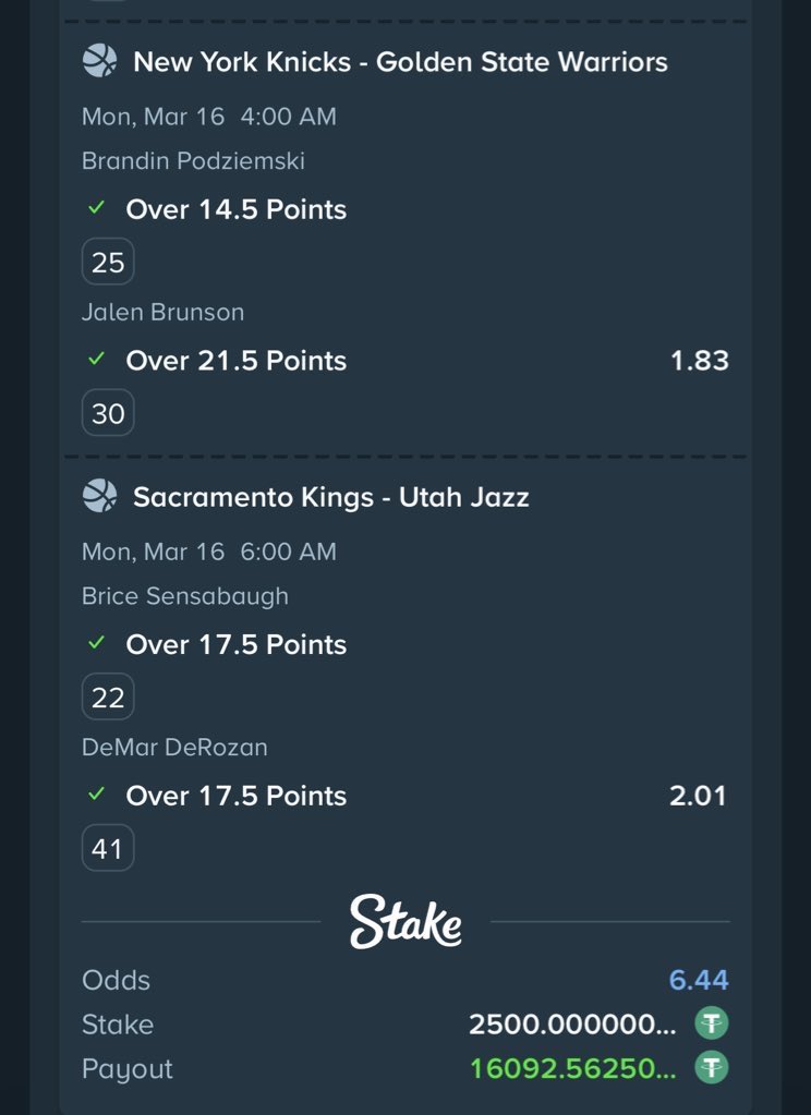 Mrbankstips's tweet photo. TOO GOOOOOOOOOD! ✅✅✅✅✅✅

$33k won 

Double Boom ✅✅✅

Still not on stake?? Join https://t.co/65ivS3Rsjb

Promo code banks https://t.co/9TSq2kEnQx
