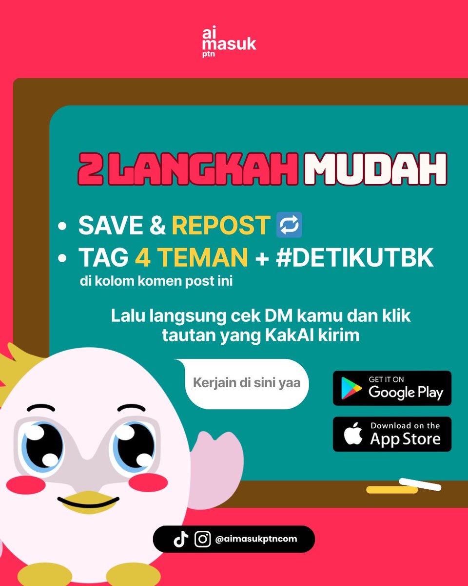 aimasukptn #1 UTBK AppStore PlayStore tweet media