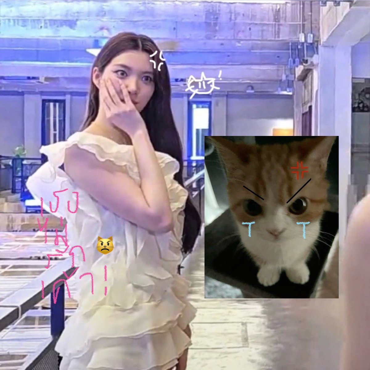 ไอม๋าอ่วนแกกล้าแกล้งช้านหรอ เทอไม่รักเค้า 😾🥺⚠️