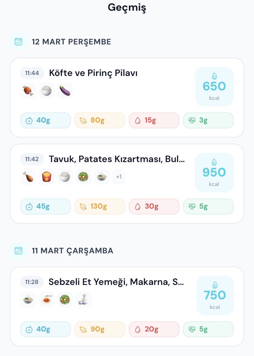 ertyeni_'s tweet photo. @jorgiabays Already built this. It’s called Calofeed — photo the full meal, photo the leftovers, AI calculates exactly what you actually ate. Currently in App Store review. https://t.co/qS9m0V6Er7 https://t.co/j3R9KBlvmF