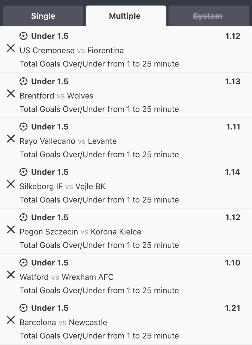 Betspherek's tweet photo. Boomluck💥 

Under 1.5 Goals in 25 minutes 😇

Sporty code: 4ANDYP https://t.co/32O2YDxEJx