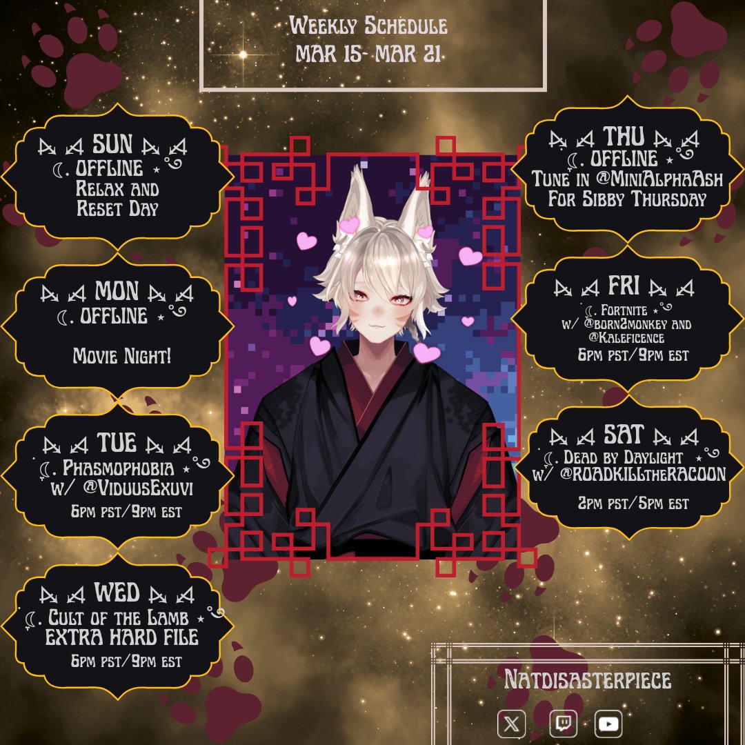 NatDisasterpiece | VTuber | Mystic Misfit! tweet media