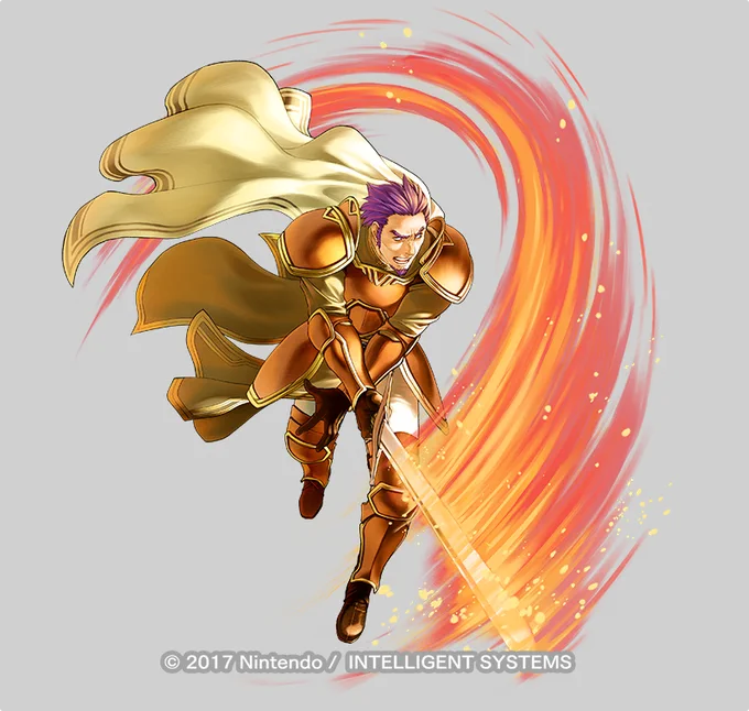 ファイアーエムブレムヒーローズ、新英雄召喚イベントにて「フェレの聖騎士 マーカス」を描かせていただきました! 本日16時より実装されますのでよろしくお願いいたしまーす! #FEヒーローズ #ファイアーエムブレム